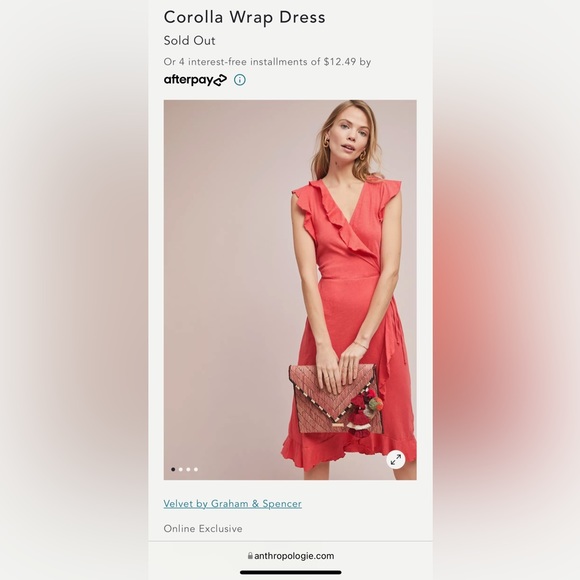 Velvet by Graham & Spencer Corolla Wrap Dress - Picture 3 of 11